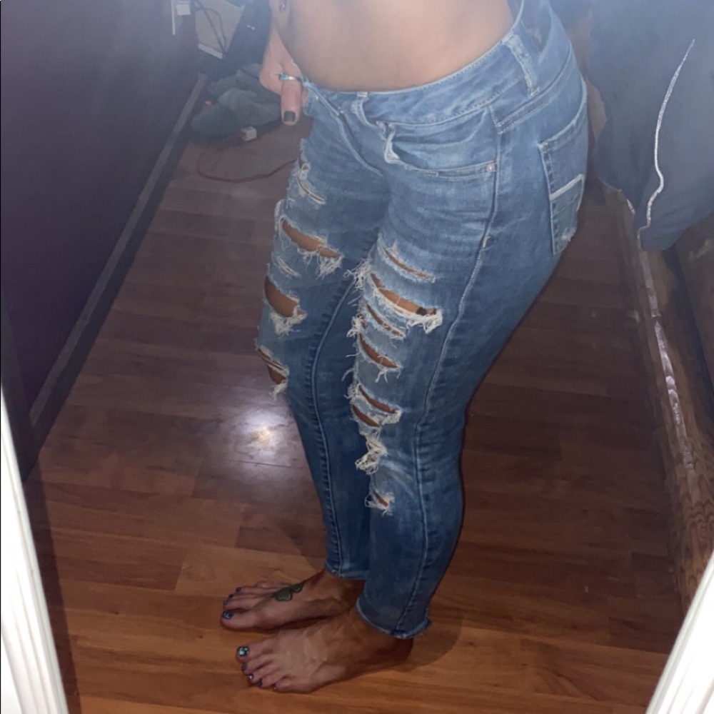 AE jegging distressed 💙
